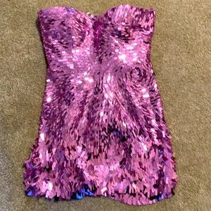Sherri Hill size 8 sequined dress